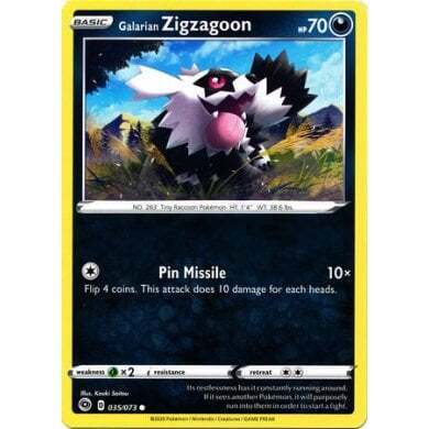 Champions Path 035/73 Galarian Zigzagoon