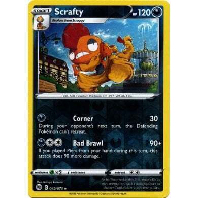 Champions Path 042/73 Scrafty Reverse
