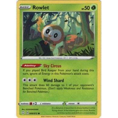Shining Fates 006/072 Rowlet