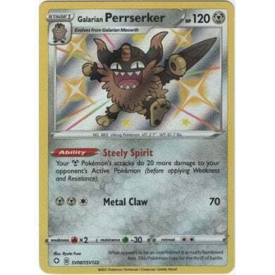 Shining Fates SV087/SV122 Galarian Perrserker