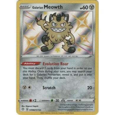 Shining Fates SV086/SV122 Galarian Meowth