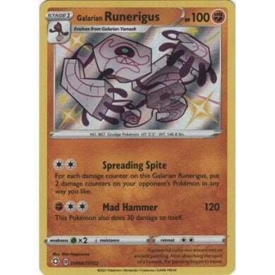 Shining Fates SV066/SV122 Galarian Runerigus