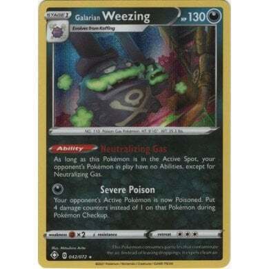 Shining Fates 042/072 Galarian Weezing Holo