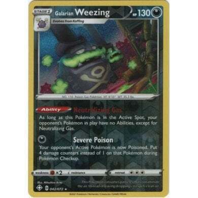 Shining Fates 042/072 Galarian Weezing Reverse