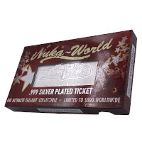 Fallout - Limited Edition Nuka World Silver Plated Ticket
