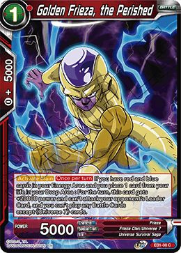 Battle Evolution EB1-08 Golden Frieza The Perished