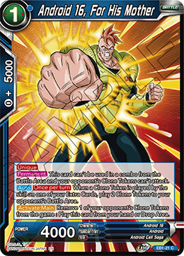 Battle Evolution EB1-21 Android 16 For His Mother