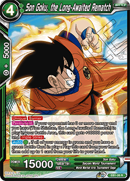 Battle Evolution EB1-26 Son Goku The Long-Awaited Rematch
