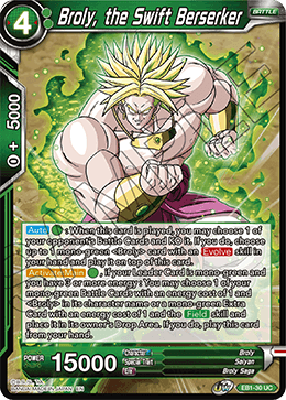 Battle Evolution EB1-30 Broly The Swift Berserker