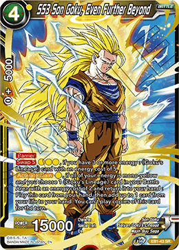 Battle Evolution EB1-43 SS3 Son Goku Even Further Beyond