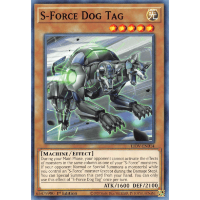 Lightening Overdrive LIOV-EN014 S-Force Dog Tag