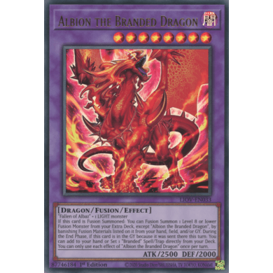 Lightening Overdrive LIOV-EN033 Albion The Branded Dragon