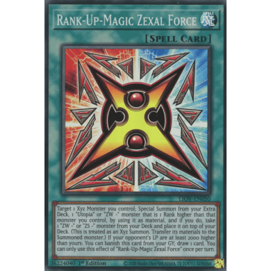 Lightening Overdrive LIOV-EN050 Rank-Up-Magic Zexal Force