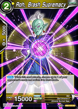 Dragon ball Super Reprint DB2-122 Roh Brash Supremacy