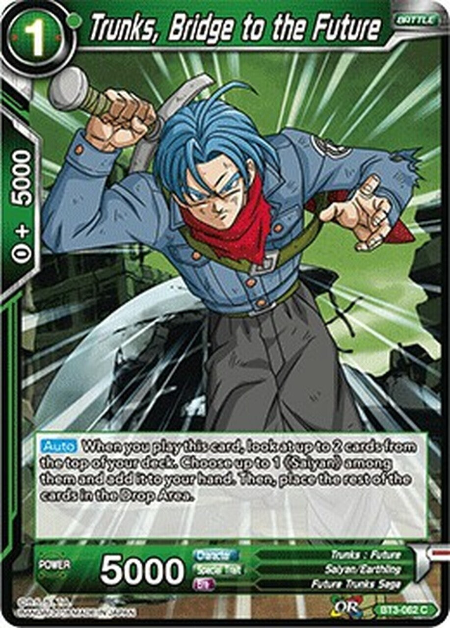 Dragon ball Super Reprint BT3-062 Trunks Bridge To The Future