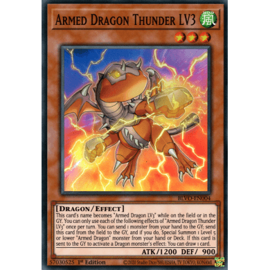 Blazing Vortex BLVO-EN004 Armed Dragon Thunder LV3