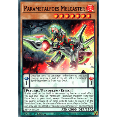 Blazing Vortex BLVO-EN020 Parametalfoes Melcaster