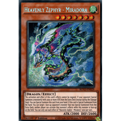 Blazing Vortex BLVO-EN029 Heavenly Zephyr - Miradora