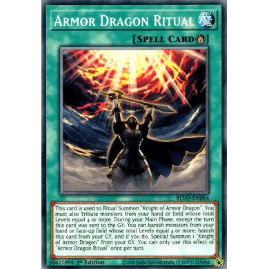 Blazing Vortex BLVO-EN064 Armed Dragon Ritual