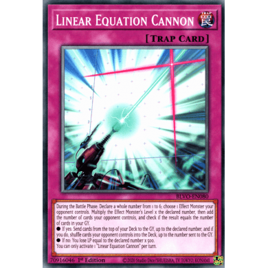 Blazing Vortex BLVO-EN080 Linear Equation Cannon