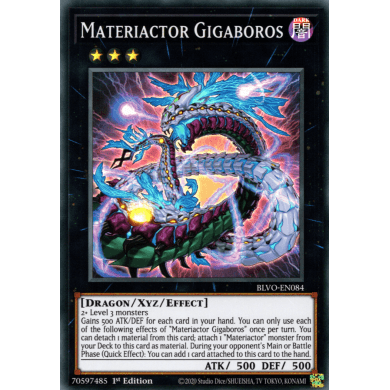Blazing Vortex BLVO-EN084 Materiactor Gigaboros