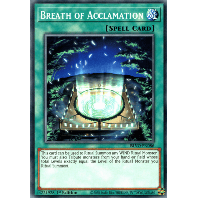 Blazing Vortex BLVO-EN086 Breath Of Acclamation