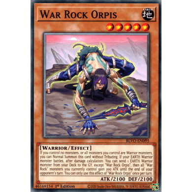 Blazing Vortex BLVO-EN095 War Rock Orpis