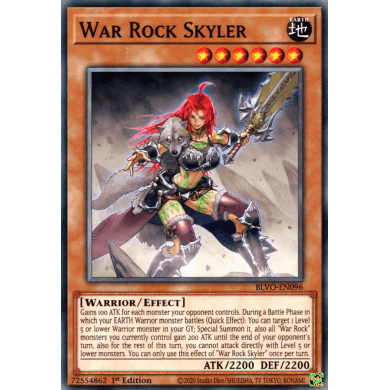 Blazing Vortex BLVO-EN097 War Rock Bashileos