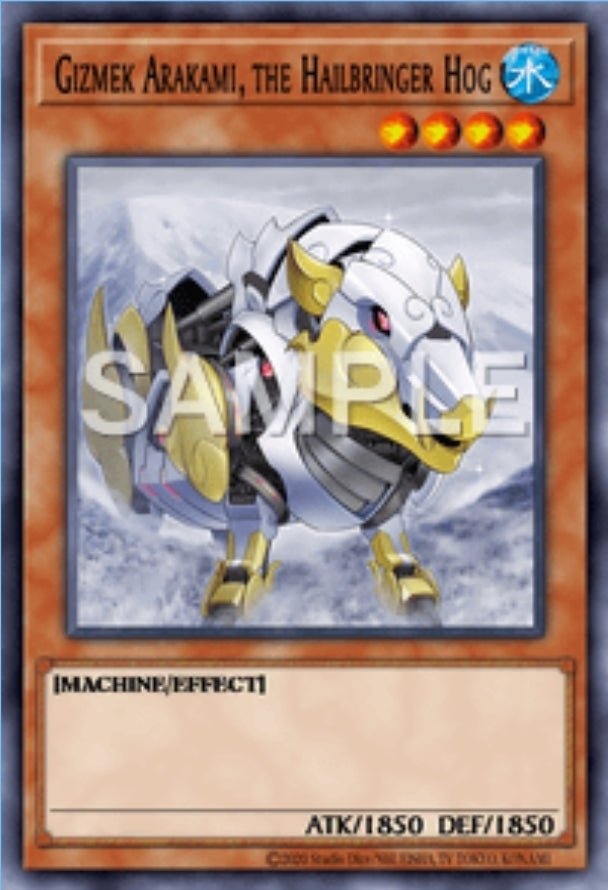 Dawn Of Majesty DAMA-EN018 Gizmek Arakami The Hailbringer Hog