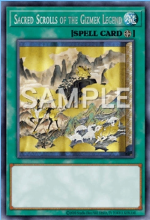 Dawn Of Majesty DAMA-EN060 Sacred Scrolls Of The Gizmek Legend