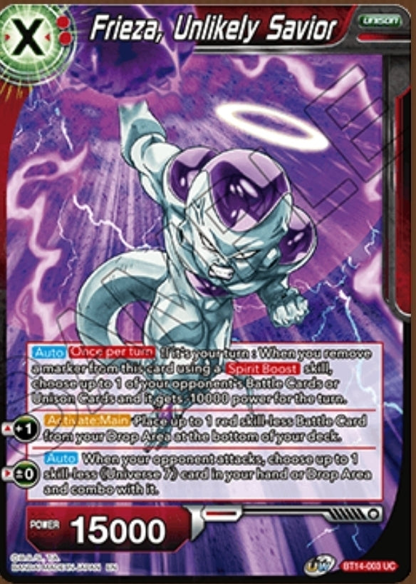 Cross Spirits BT14-003 Frieza Unlikely Savior Foil