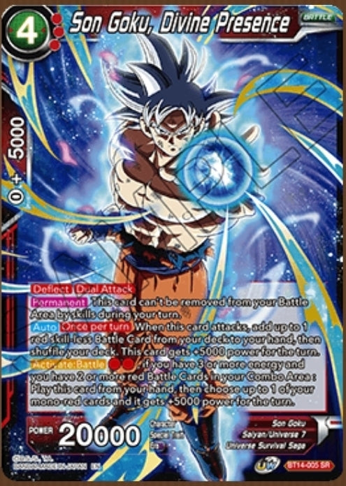 Cross Spirits BT14-005 Son Goku Divine Presence