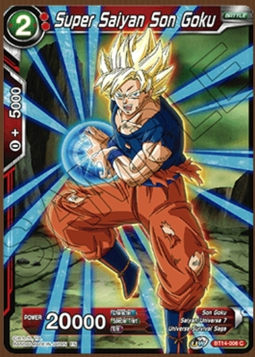 Cross Spirits BT14-006 Super Saiyan Son Goku Foil