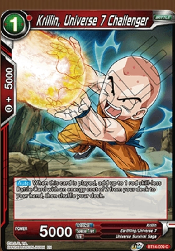 Cross Spirits BT14-009 Krillin Universe 7 Challenger Foil
