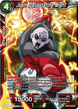 Cross Spirits BT14-016 Jiren Devastating Might Foil
