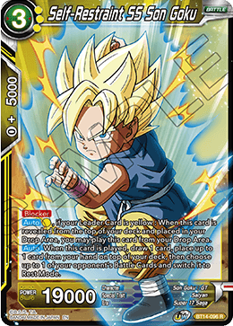 Cross Spirits BT14-096 Self-Restraint SS Son Goku Foil