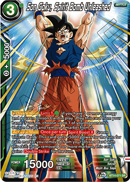 Cross Spirits BT14-071 Son Goku Spirit Bomb Unleashed