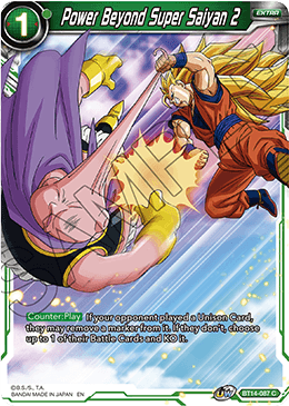 Cross Spirits BT14-087 Power Beyond Super Saiyan 2 Foil