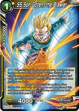 Cross Spirits BT14-099 SS Son Gohan The Brawler Foil