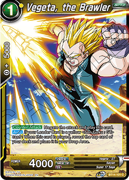 Cross Spirits BT14-101 Vegeta The Brawler Foil