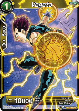 Cross Spirits BT14-102 Vegeta Foil