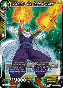 Cross Spirits BT14-104 Piccolo The Gate Opener Foil