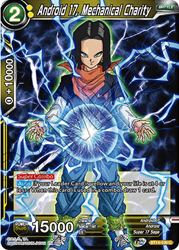 Cross Spirits BT14-108 Android 17 Mechanical Charity Foil