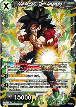 Cross Spirits BT14-122 SS4 Bardock Spirit Resonance
