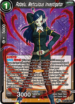 Cross Spirits BT14-130 Robelu Meticulous Investigator Foil