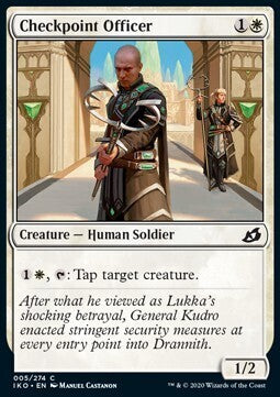 MTG IKORA : LAIR OF BEHEMOTHS - 005/274 Checkpoint Officer