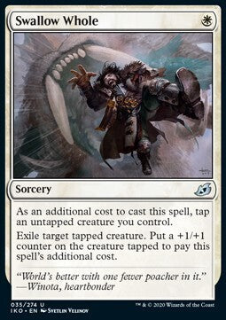 MTG IKORA : LAIR OF BEHEMOTHS - 035/274 Swallow Whole