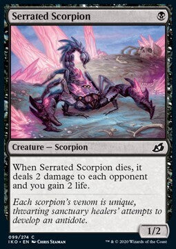 MTG IKORA : LAIR OF BEHEMOTHS - 099/274 Serrated Scorpion