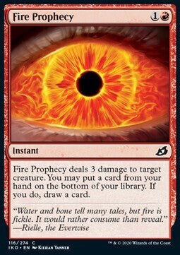 MTG IKORA : LAIR OF BEHEMOTHS - 116/274 Fire Prophecy