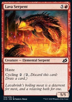 MTG IKORA : LAIR OF BEHEMOTHS - 124/274 Lava Serpent